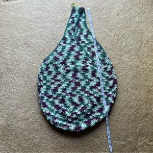 Cotton Crochet Market Bag Handmade with bonus scrubbie